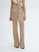 Pantalon flare fluide