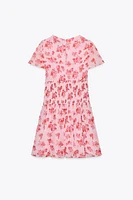 SHORT FLORAL PRINT DRESS