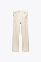 JEAN ZW COLLECTION BOOTCUT TAILLE HAUTE CROPPED