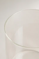BOROSILICATE GLASS LANTERN VASE