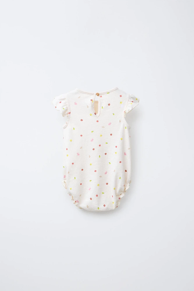 FRUIT RUFFLE ROMPER