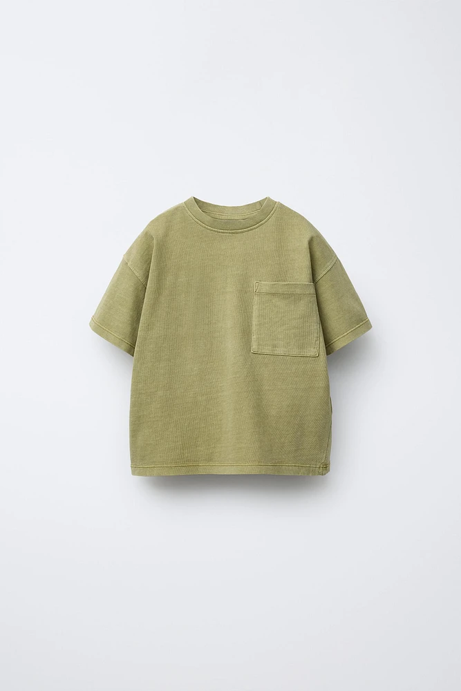 GARMENT DYE POCKET T-SHIRT