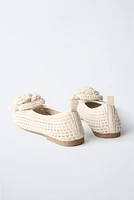 BALLERINES FLEUR CROCHET