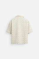 CHEMISE BRODERIE GÉOMÉTRIQUE