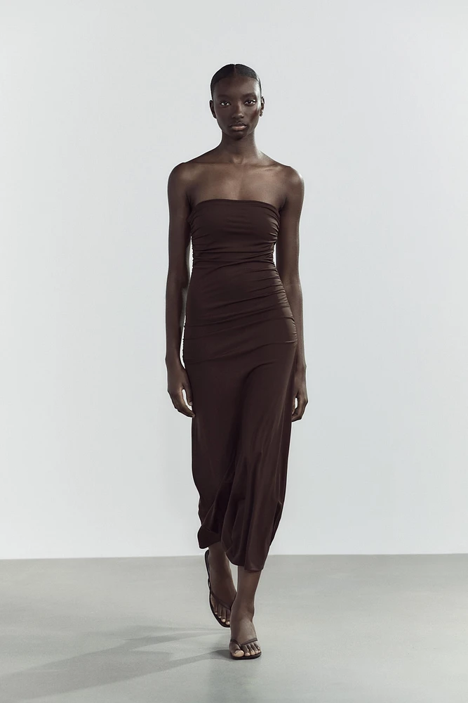 LONG POLYAMIDE DRESS