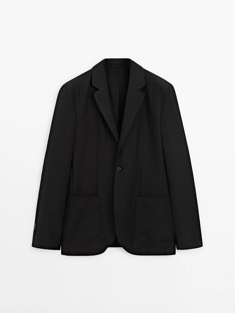 Veste de costume 100% lin