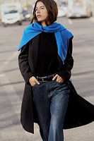 LONG BLAZER WITH SHOULDER PADS