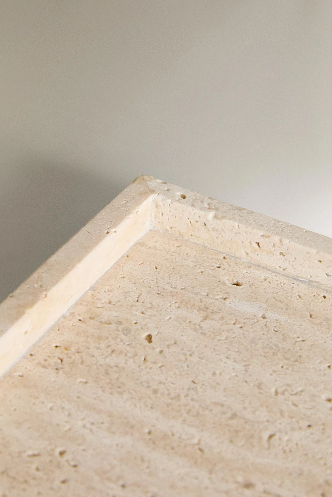 PLATEAU SALLE DE BAIN MARBRE BEIGE