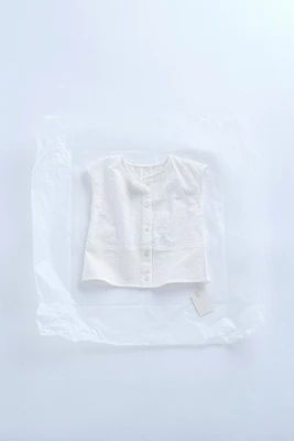 ZARA TIMELESS - SWISS EMBROIDERED BLOUSE