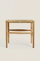 ASH WOOD AND SEAGRASS BENCH