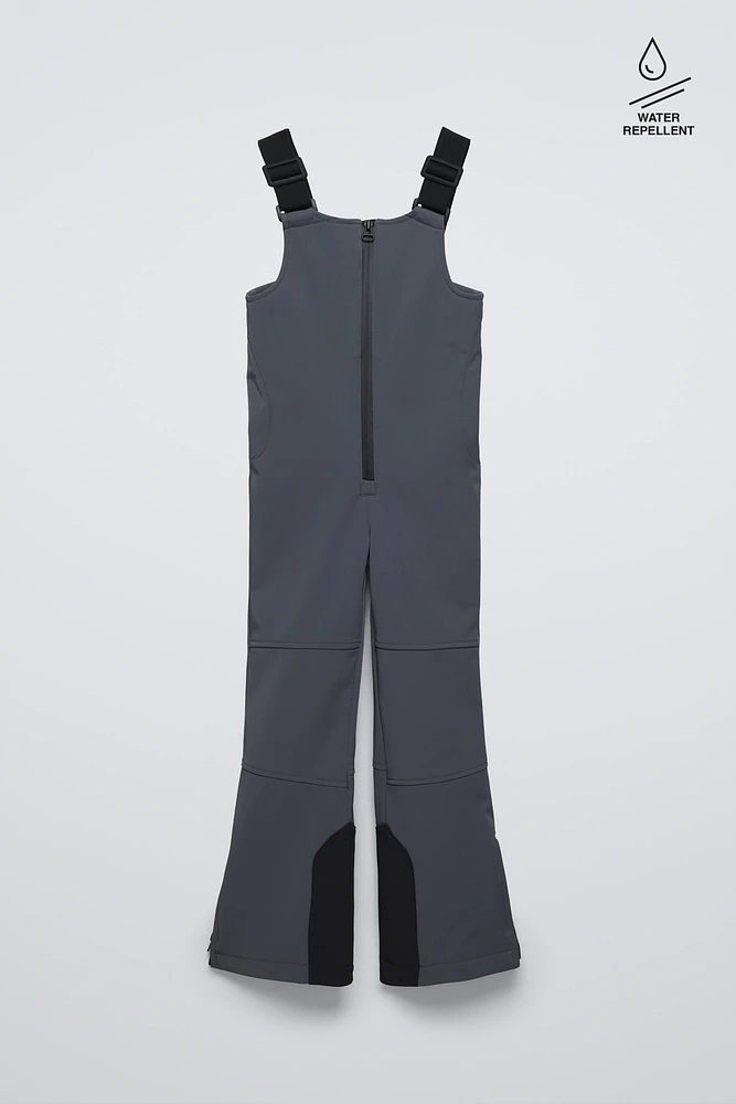 SALOPETTE À BRETELLES WATER RESISTANT ET WINDPROOF RECCO® SYSTEM SKI COLLECTION