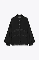 FLOWY LACE SHIRT