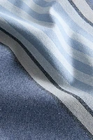 SET OF DYED THREAD STRIPED NAPKINS