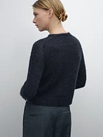 Pull en maille d’alpaga mélangé