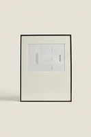 PICTURE FRAME WITH PASSE-PARTOUT