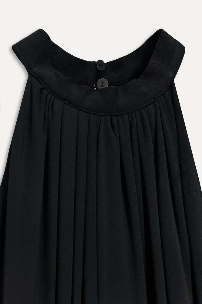 ASYMMETRIC HALTER DRESS 50TH ANNIVERSARY