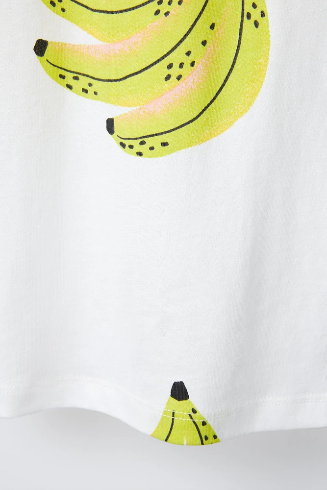 BANANA PRINT T-SHIRT
