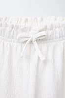 PANTALON BALLON TEXTURÉ