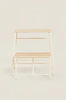 STOOL | TWO-STEP WOODEN LADDER