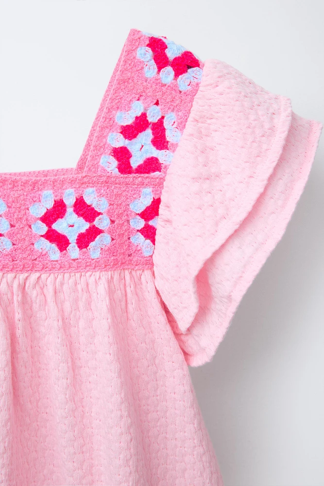 ROBE STRUCTURÉE CROCHET
