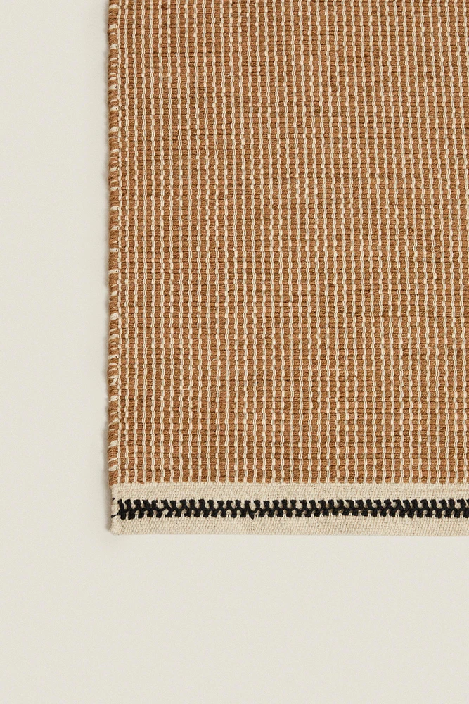TAPIS ANTIDÉRAPANT JUTE RAYURES