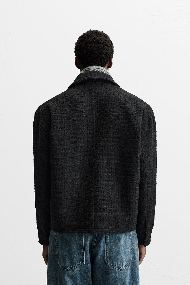 SURCHEMISE STRUCTURÉE À ZIP