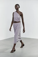 HAUT DRAPÉ EN TULLE