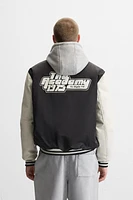 PATCHES HOODED JACKET