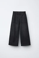 JEANS FLUIDE À POCHES
