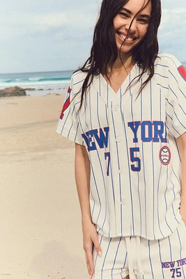 NEW YORK BASEBALL JACKET