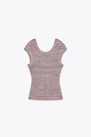 TEXTURED KNIT TOP