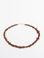 Stone necklace