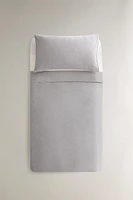 CHILDREN’S PLAID DUVET COVER