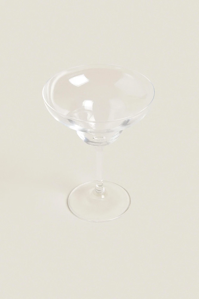 VERRE À PIED VERRE NON RECYCLABLE COCKTAIL