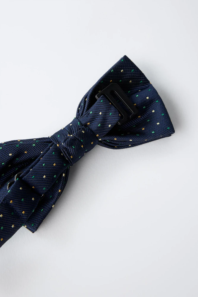 NŒUD PAPILLON IMPRIMÉ À POIS