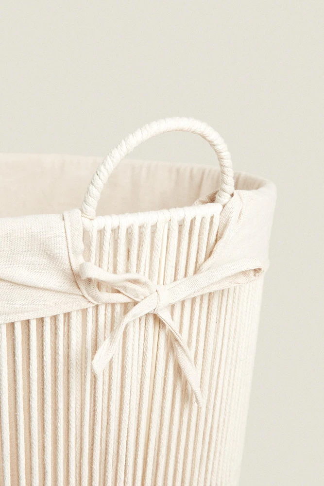 PANIER À LINGE COTON