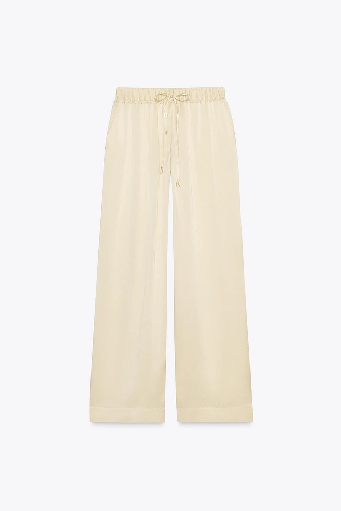 ZW COLLECTION 100% SILK PAJAMA PANTS
