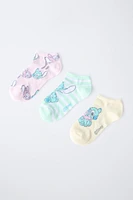 LOT DE TROIS PAIRES SOCQUETTES LILO & STITCH © DISNEY