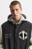 PATCHES HOODED JACKET