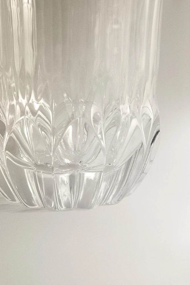 VERRE TAILLÉ CRISTALLIN