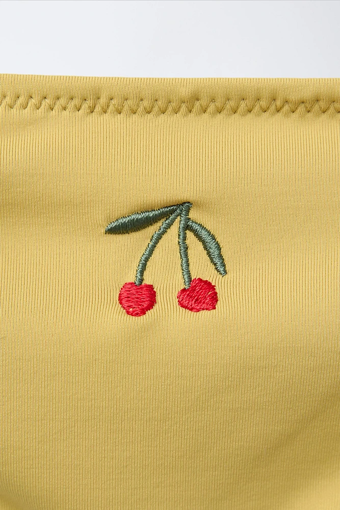 2-6 YEARS/ CHERRY SWIM BOTTOMS