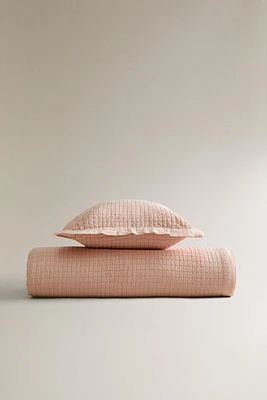 COUVRE-LIT ENFANT CARREAUX