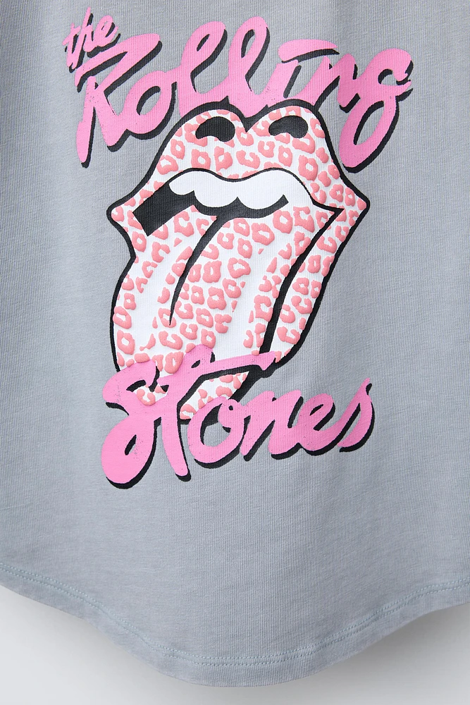 T-SHIRT HEAVY EFFET DÉLAVÉ ROLLING STONES ©