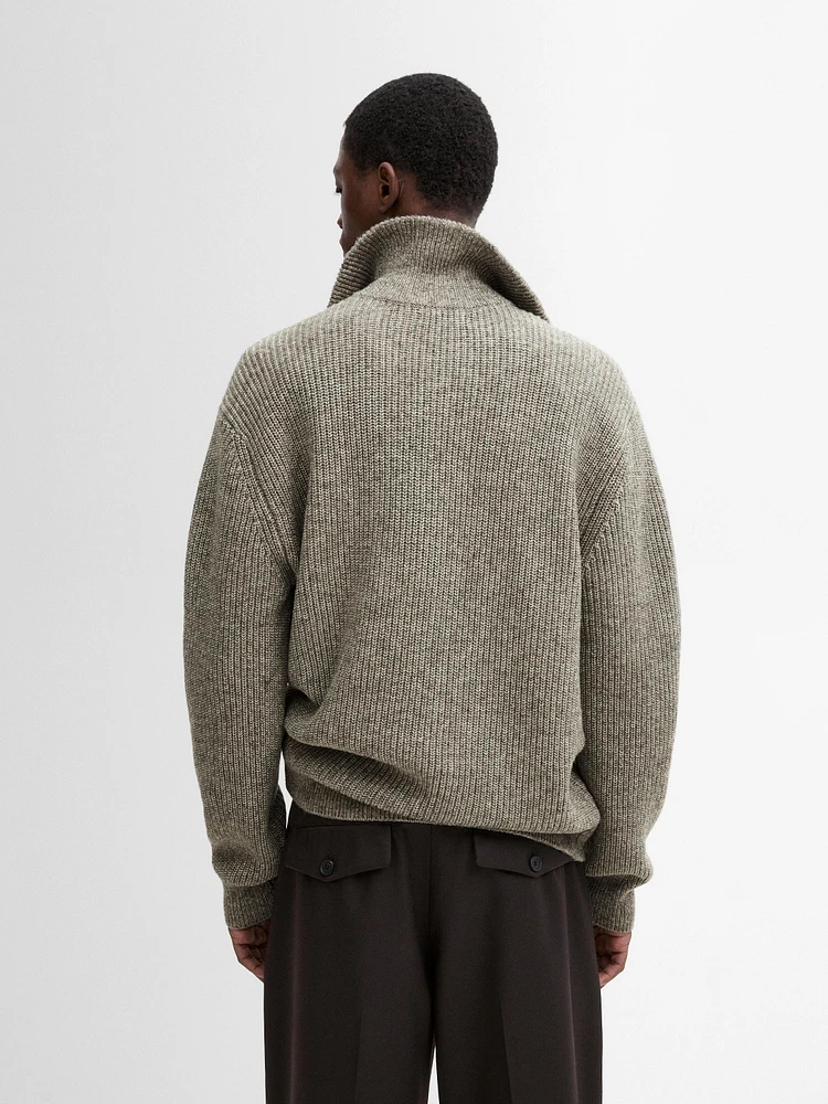 Pull coton col camionneur