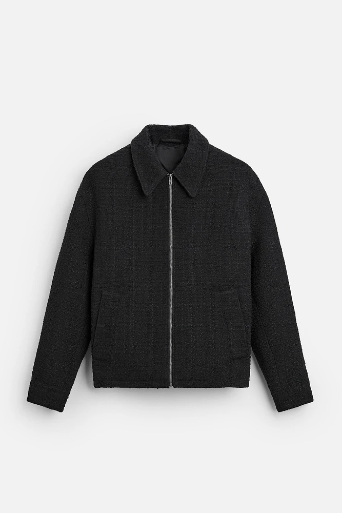 SURCHEMISE STRUCTURÉE À ZIP