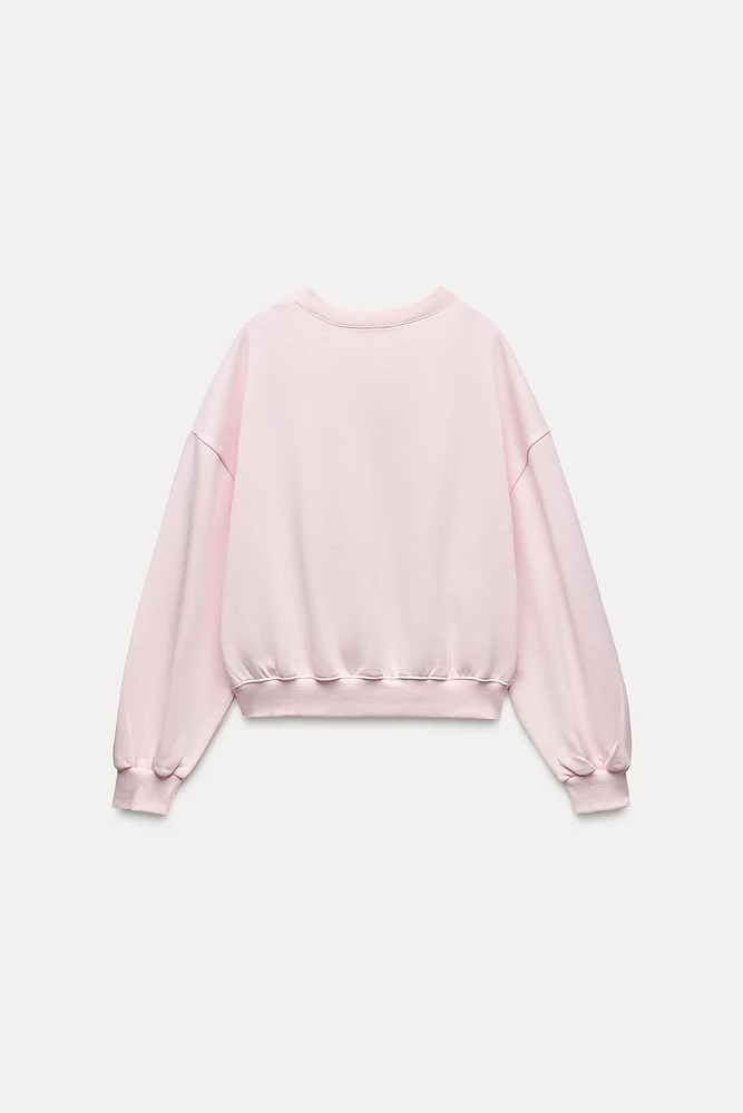 BASIC PLUSH SWEATSHIRT
