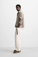 TEXTURED GRID JACKET