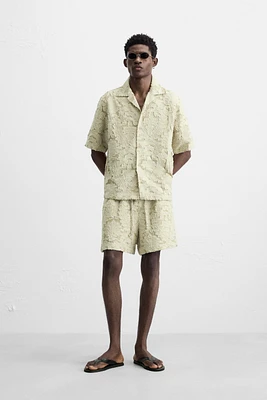 GEOMETRIC JACQUARD SHORTS