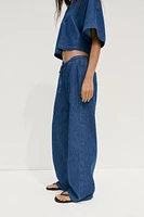 PANTALON PYJAMA DENIM TRF