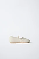 BALLERINES EN CUIR